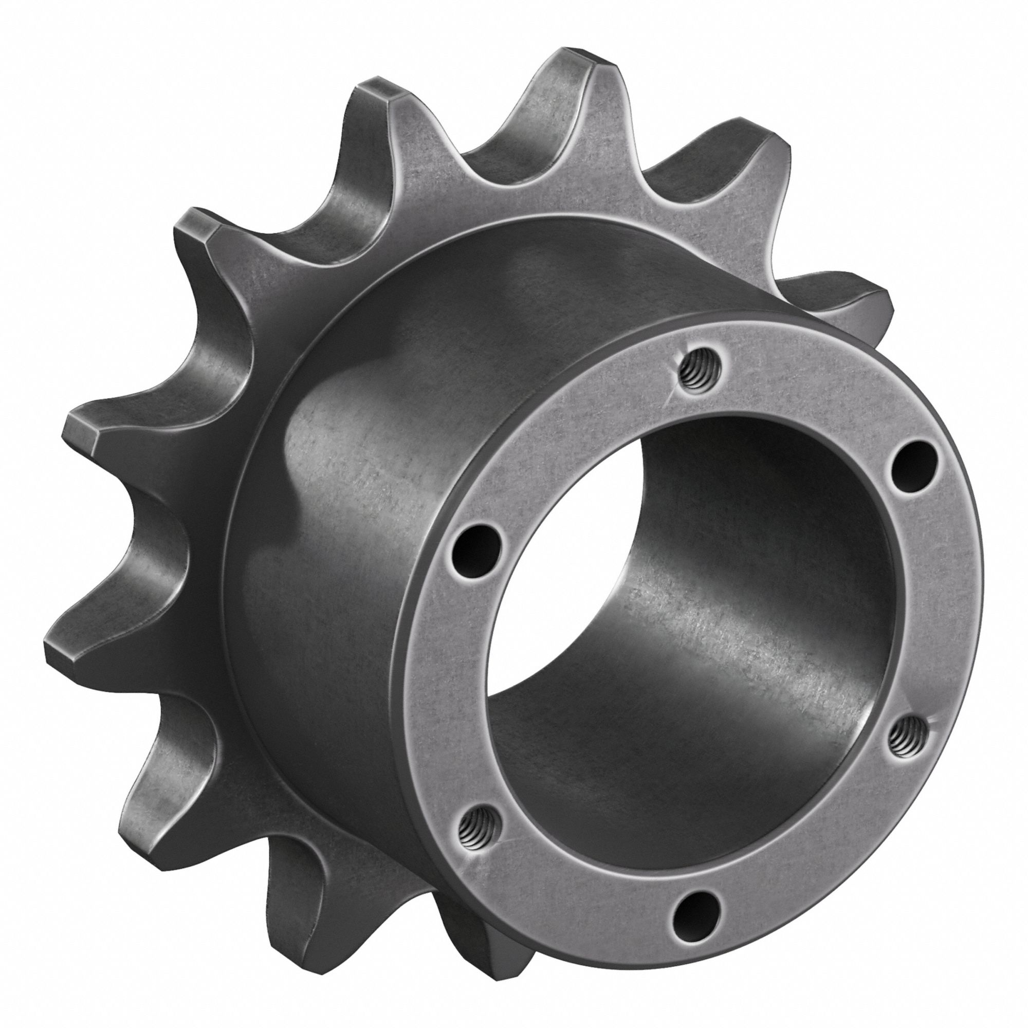 Sprocket: For 80 Chain, 13 Teeth, 4.179 in Pitch Dia, 4.66 in Outside Dia, Steel