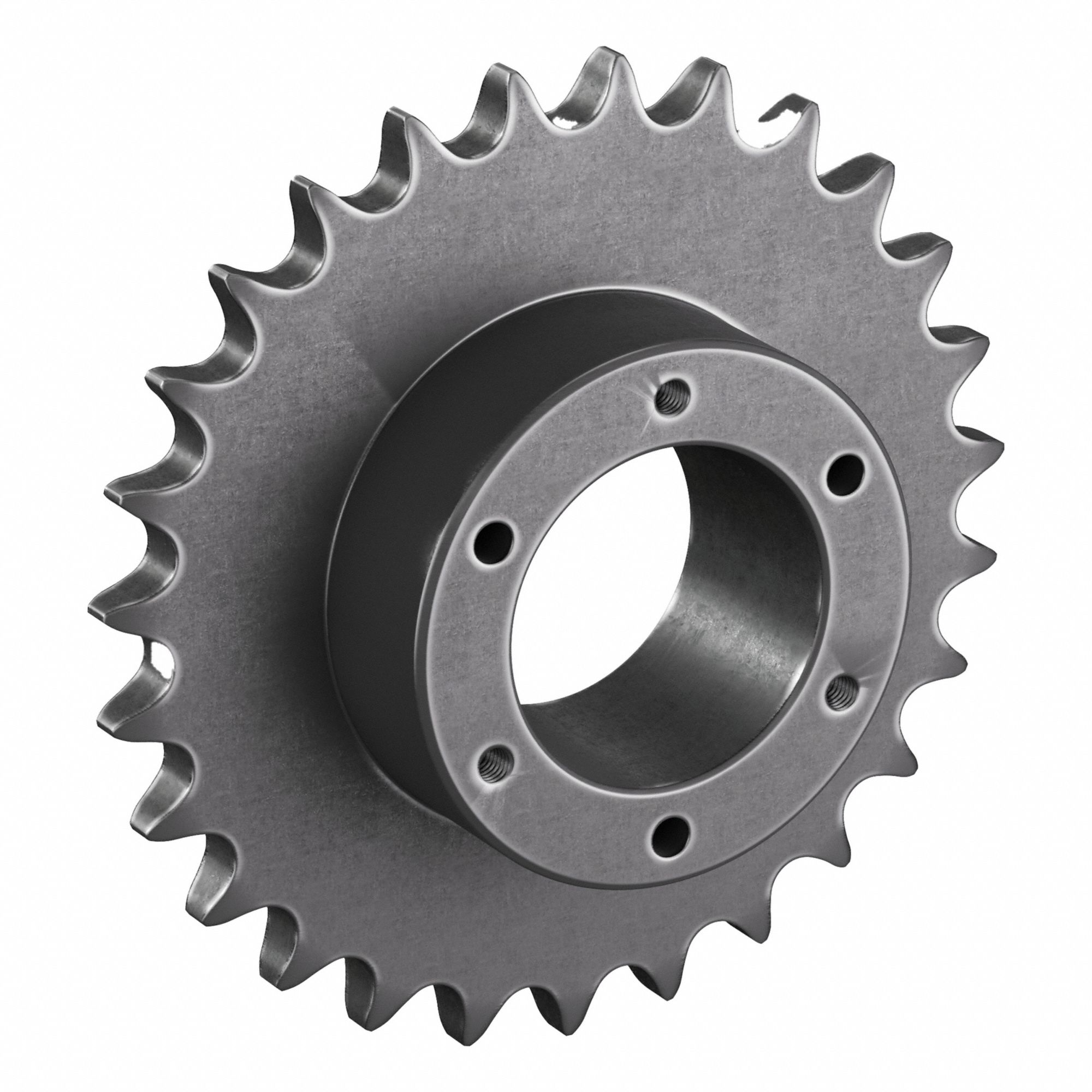 Sprocket: For 80 Chain, 27 Teeth, 8.614 in Pitch Dia, 9.16 in Outside Dia, Steel