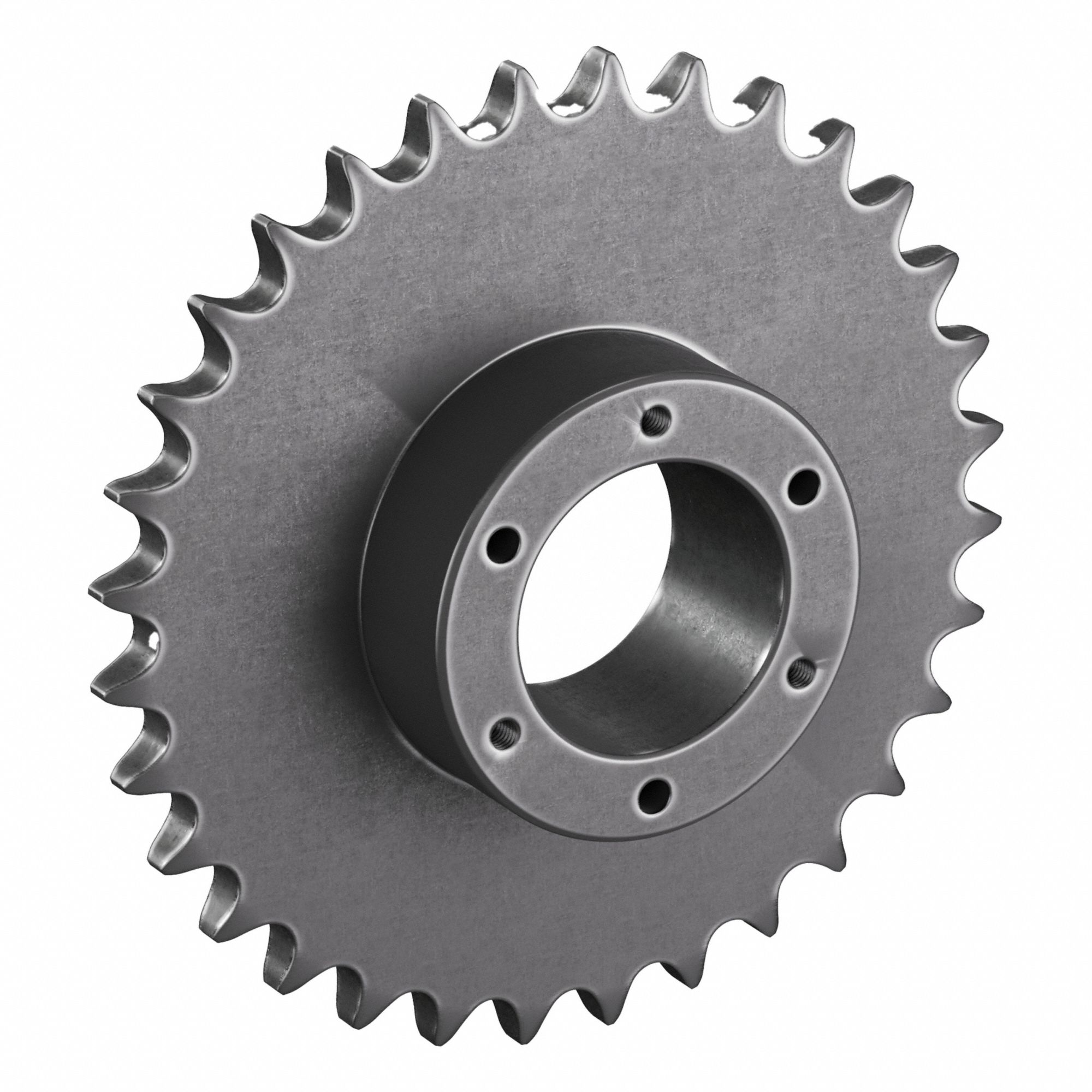 Sprocket: For 80 Chain, 32 Teeth, 10.202 in Pitch Dia, 10.75 in Outside Dia, Steel