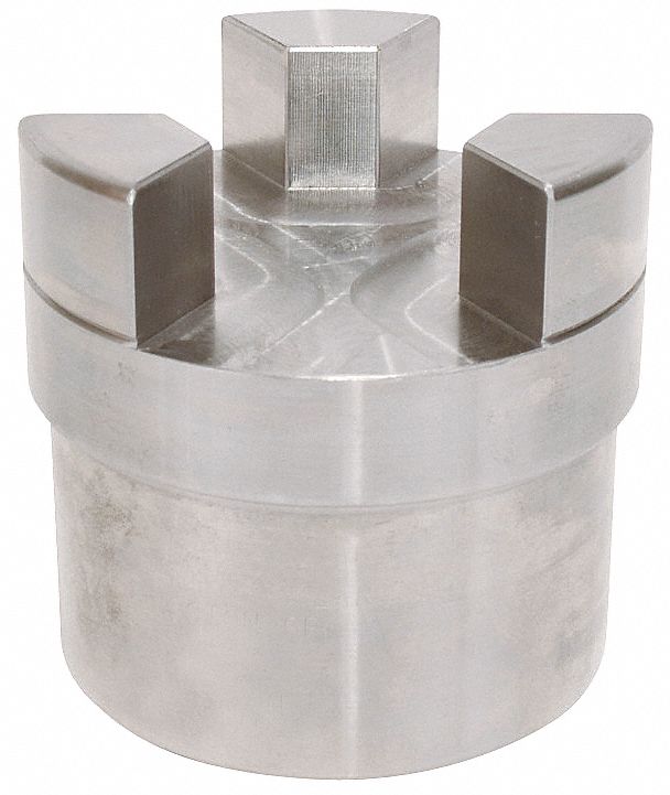 BOSTON GEAR SSFC45 Size Solid Stainless Steel Jaw Coupling Hub, Keyway