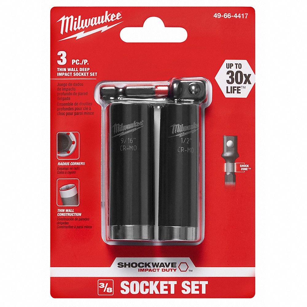 ImpactSocketSet 3/8in Impact SAE 3