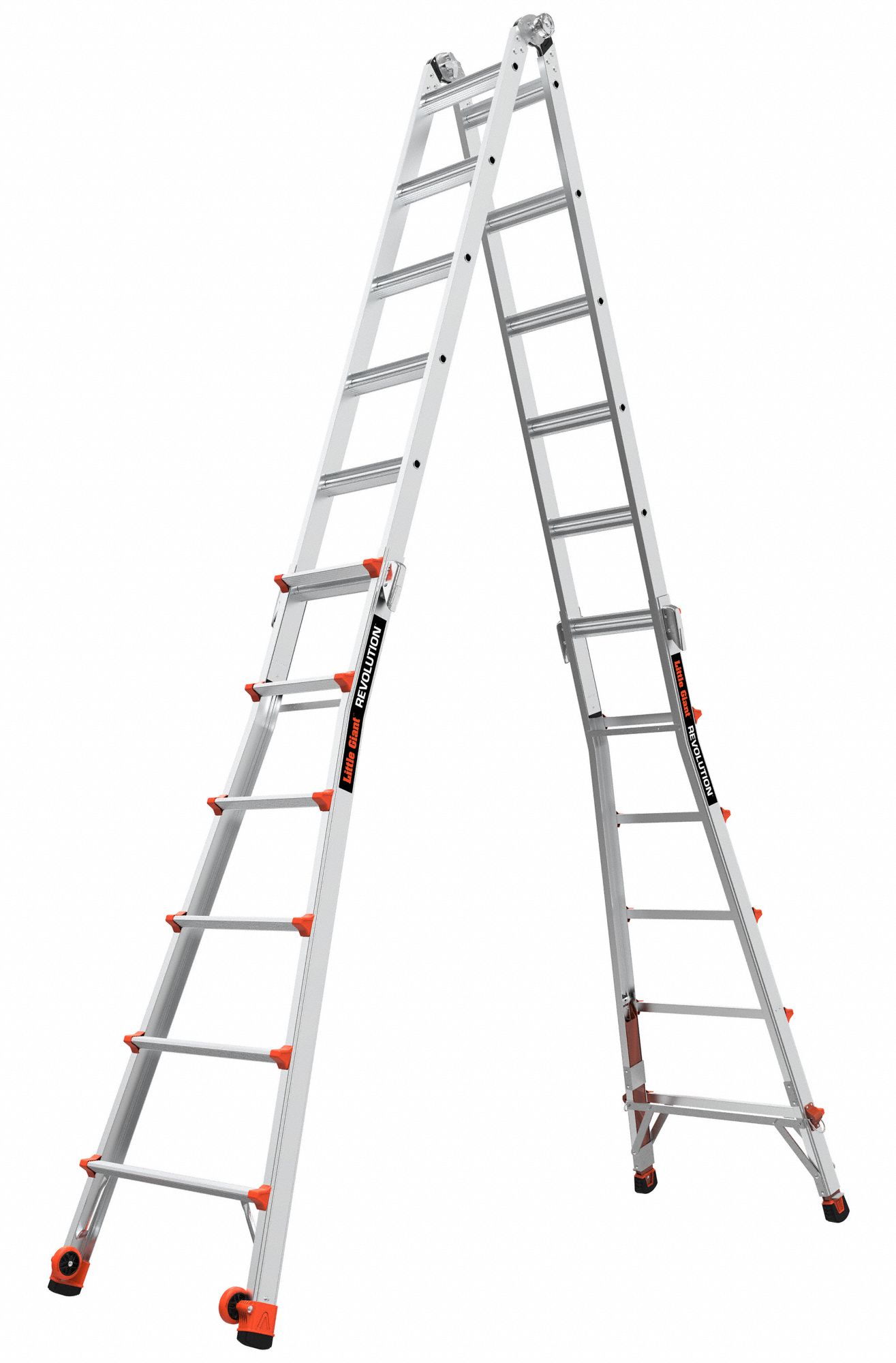 LITTLE GIANT 26 ft Aluminum Multipurpose Ladder, 300 lb Load Capacity