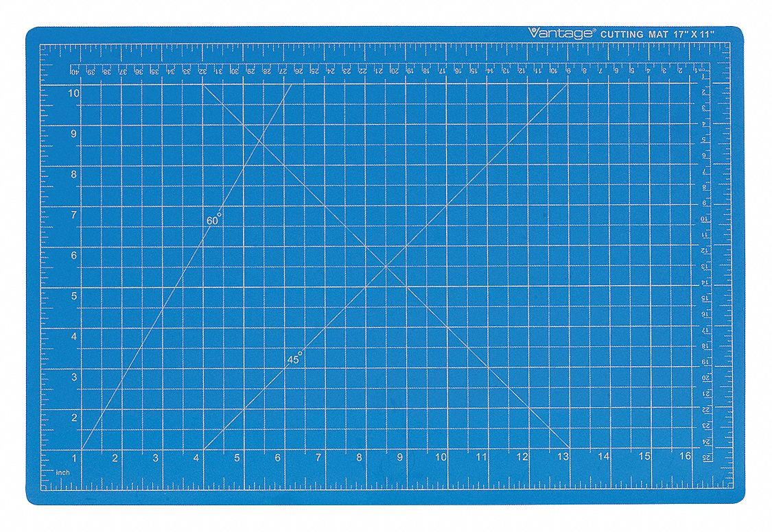  Elan Tapete de corte azul A3, tapete de corte autorreparable de  11.8 x 17.3 in, tapete de 5 capas para manualidades, tapete de corte de  pasatiempos de 11.8 x 17.3 in