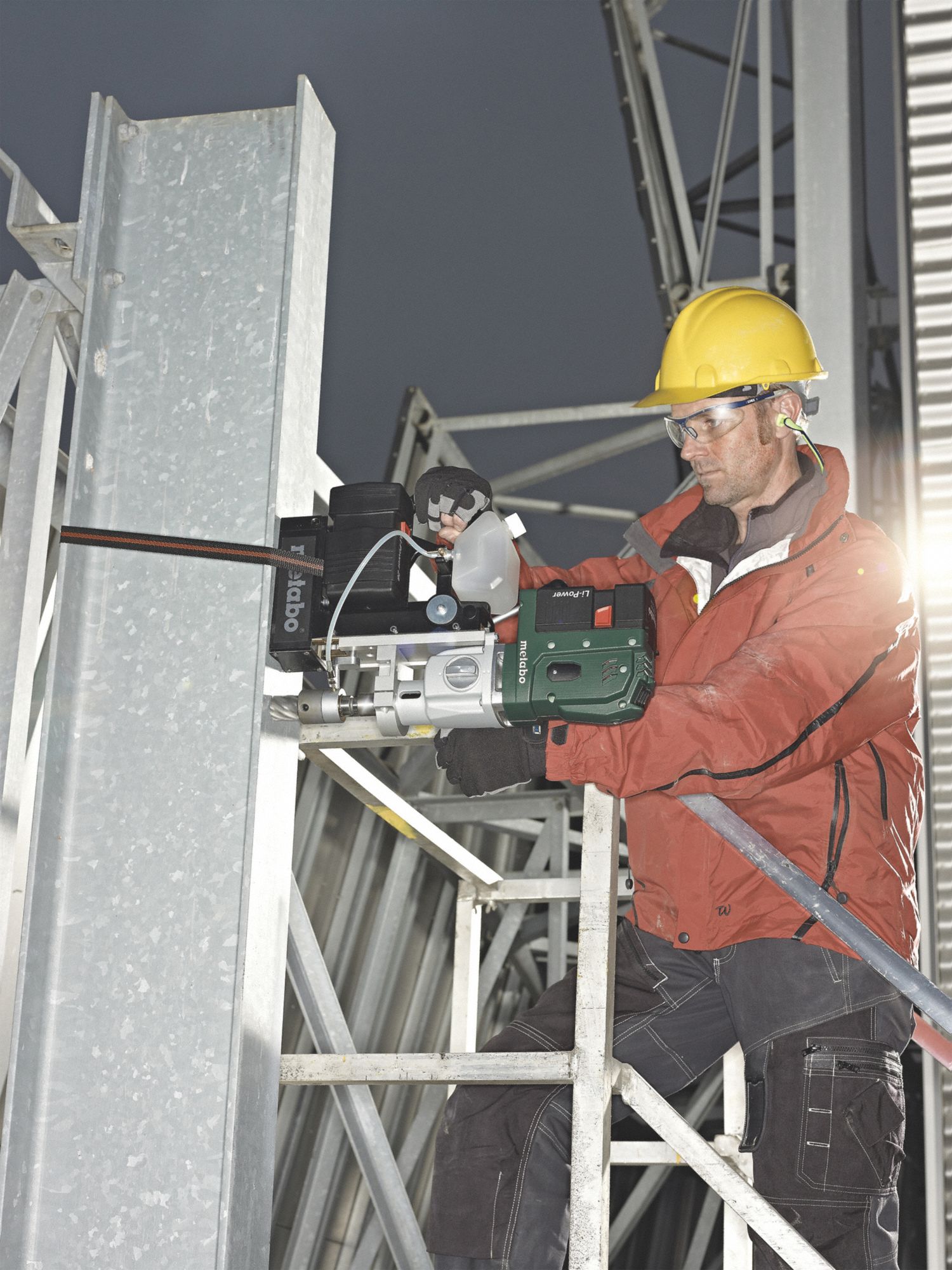 METABO 1/2" Cordless Drill Press, 25.2 Voltage, Battery