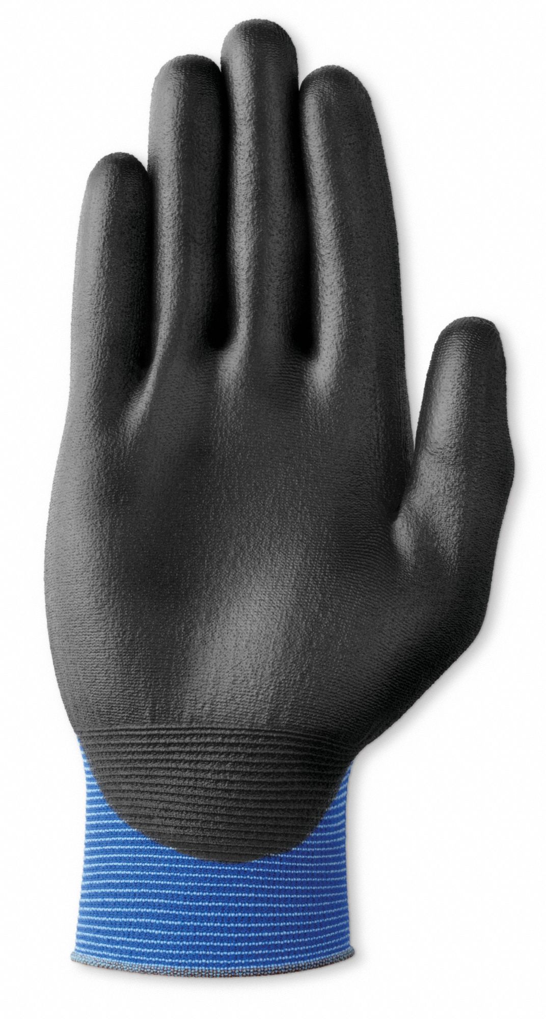 HYFLEX Coated Gloves: XL ( 10 ), Smooth, Polyurethane, Palm, Dipped ...