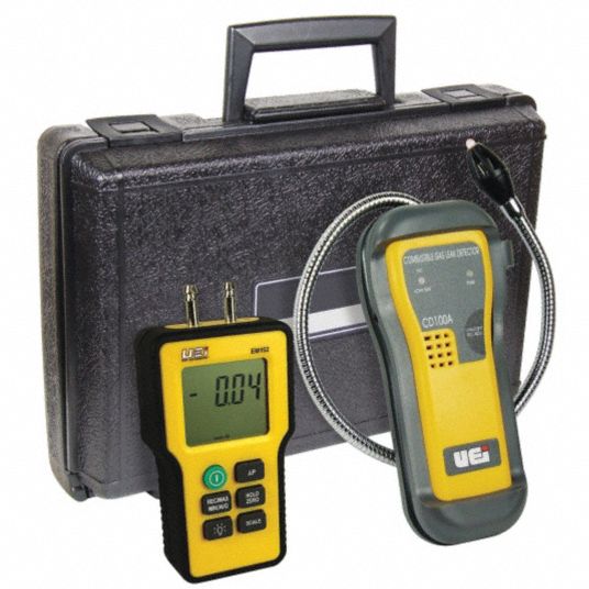 UEI TEST INSTRUMENTS, AA, Combustible Gas Leak Detector and Pressure ...