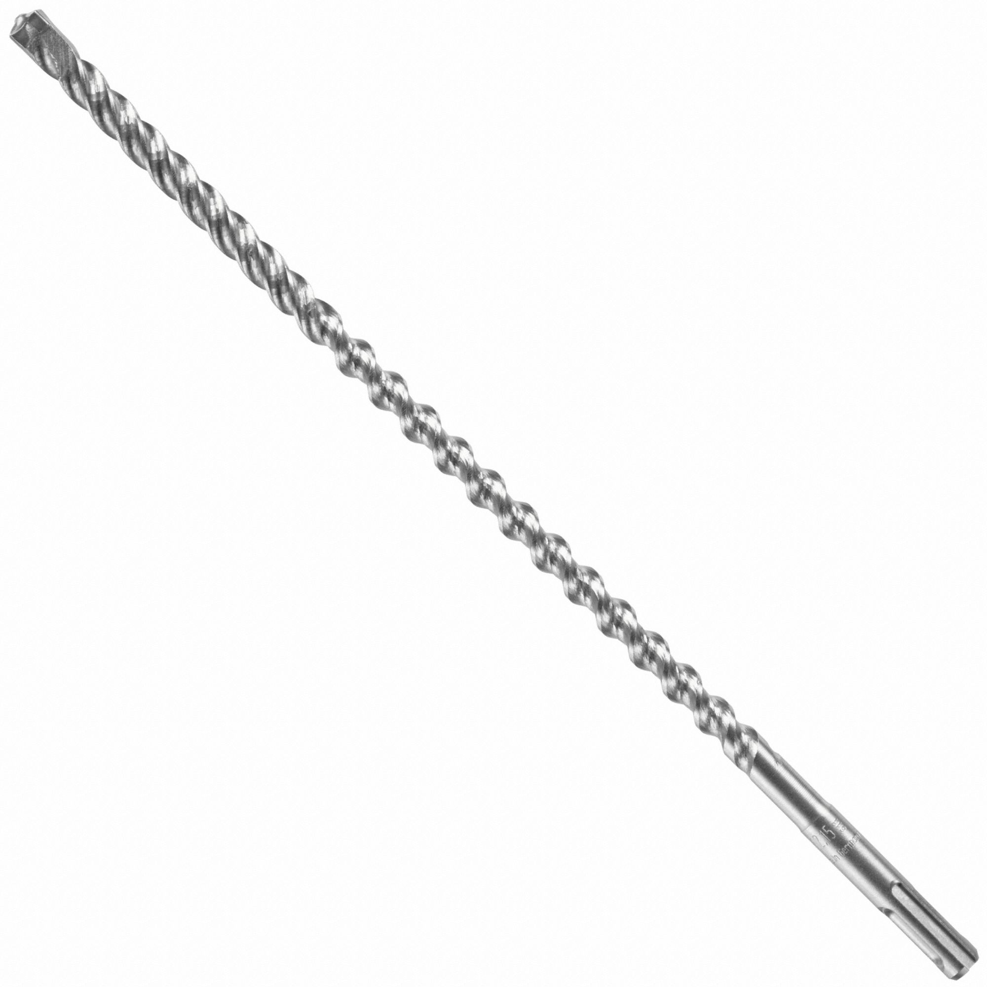ROTARY HAMMER DRILL BIT, ⅜ IN BIT SIZE, 10 IN MAX DRILLING DEPTH, 12 IN L, CONCRETE