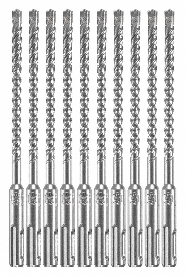 BOSCH Rotary Hammer Drill 1/4 in Drill Bit Size, 4 in Max Drilling Dp