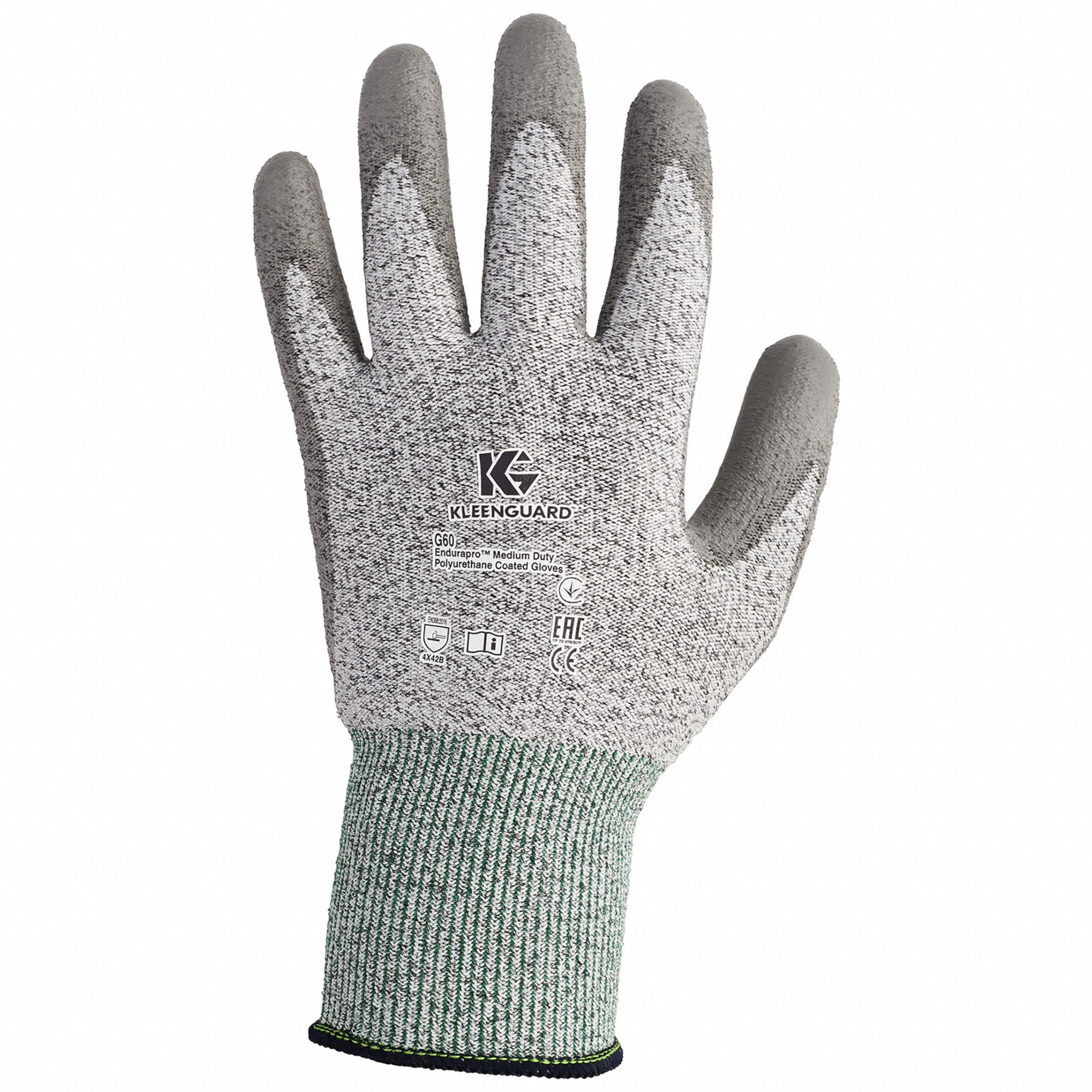 JACKSON SAFETY CUT-RESISTANT GLOVES, L (9), ANSI CUT LEVEL A3, DIPPED PALM,  PUR - Knit Cut-Resistant Gloves - KMB13825