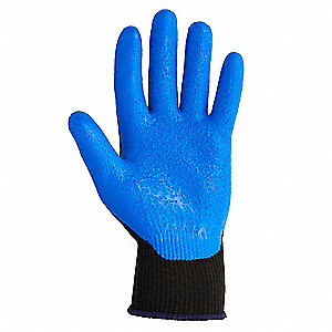 COATED GLOVES, S (7), SMOOTH, FOAM NITRILE, DIPPED PALM, NYLON, 15 GA