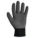 COATED GLOVES,LATEX/PES,10,BLACK/GREY,PR