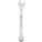 COMBINATION WRENCH, STAINLESS STEEL, CHROME, 10 MM HEAD SIZE, 5 3/8 IN OVERALL L, OFFSET