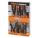 SCREWDRIVER SET, MULTICOMPONENT HANDLE, #0, #1, #2, ¼ IN,⅛ IN, 3/16 IN TIP, 8 PIECES
