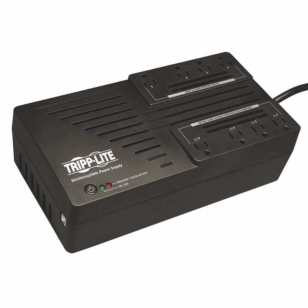TRIPP LITE UPS System, 700.0 VA, 350.0 W, Number of Outlets 8, 12 min