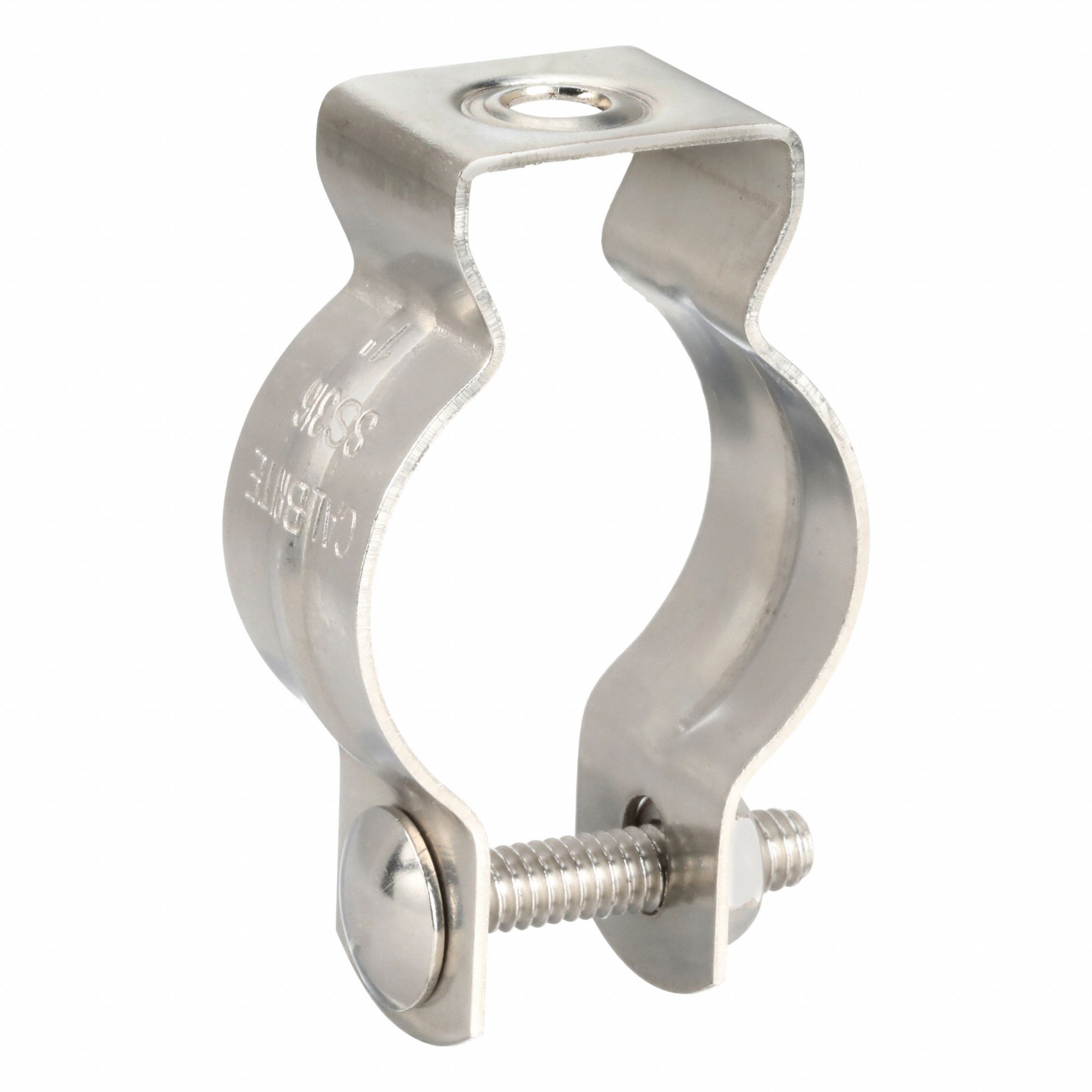 Conduit & Cable Hanger - Screw-On: 1 in Trade Size, 1 1/8 in, Stainless Steel, S61000MH00