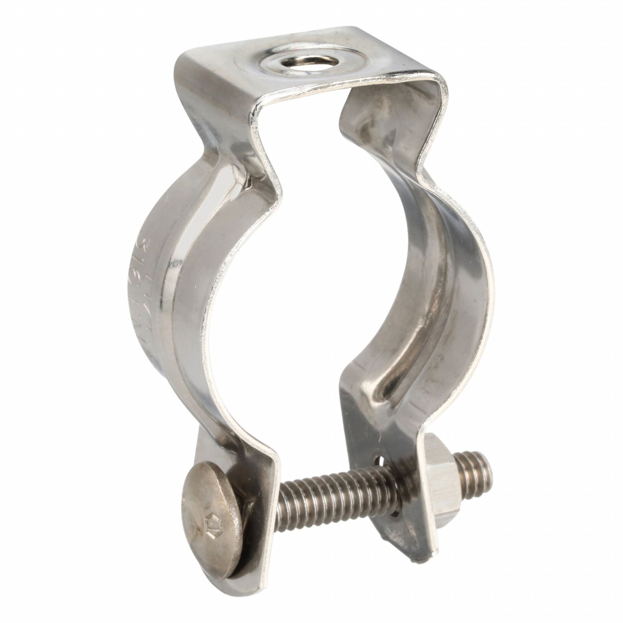 Conduit & Cable Hanger - Screw-On: 1 1/4 in Trade Size, Stainless Steel, S21200MH00
