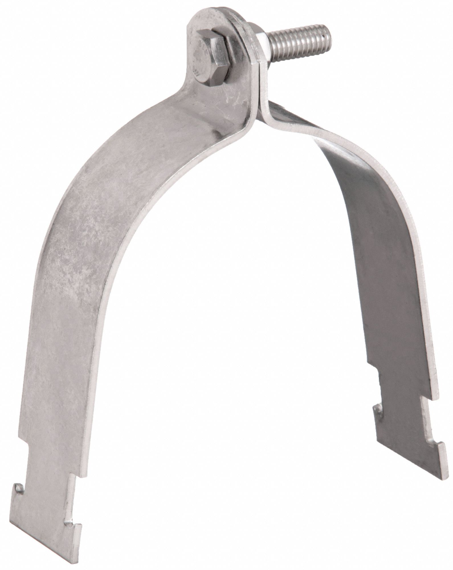 CONDUIT SUPPORT STRAP, 316 STAINLESS STEEL, POLISHED, 3 IN CONDUIT TRADE SIZE