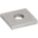 SQUARE WASHER, ½ IN BOLT SIZE, 316 STAINLESS STEEL, POLISHED