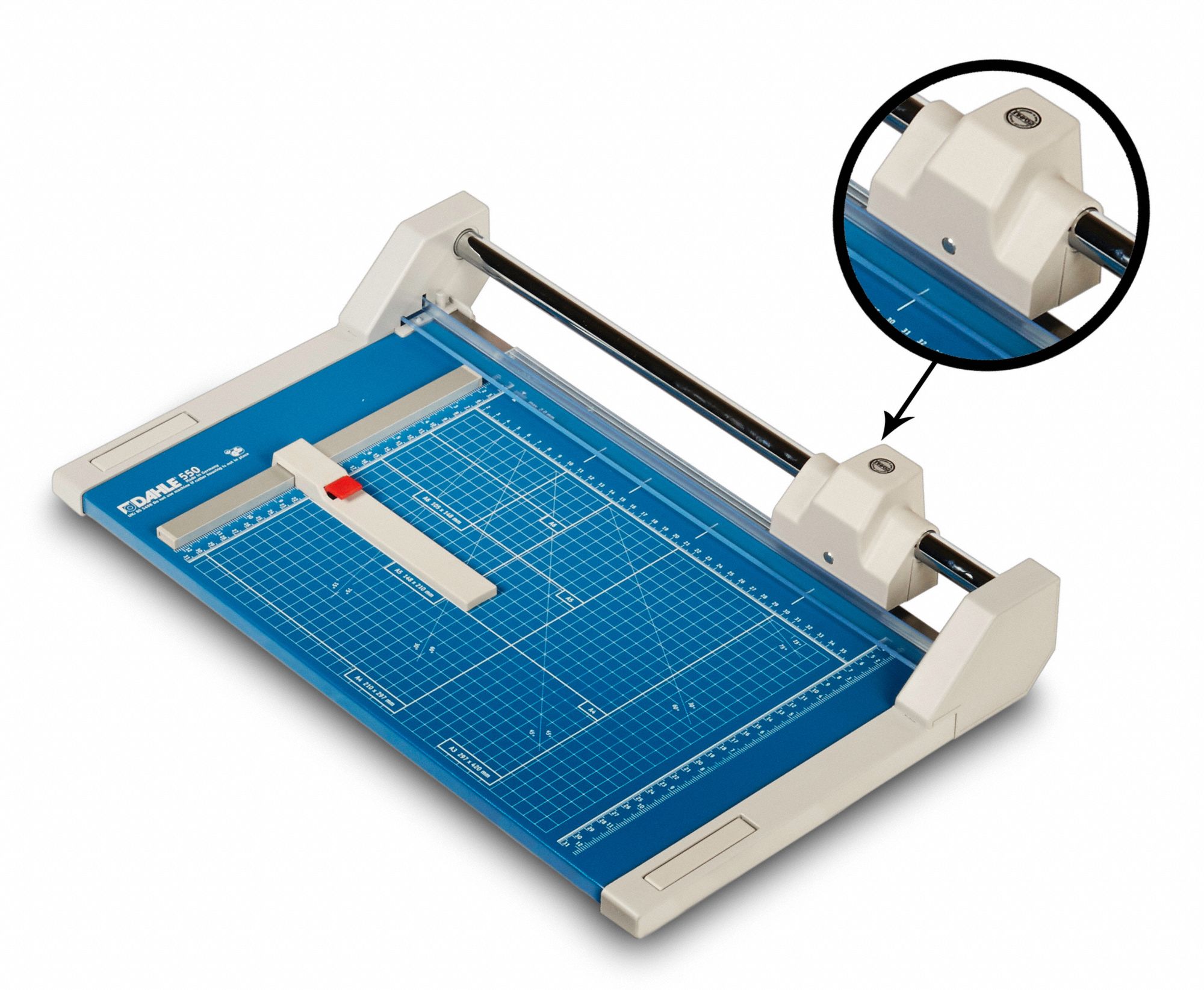 DAHLE Rolling Blade Countertop Paper Trimmers Professional, 14 1/8 in