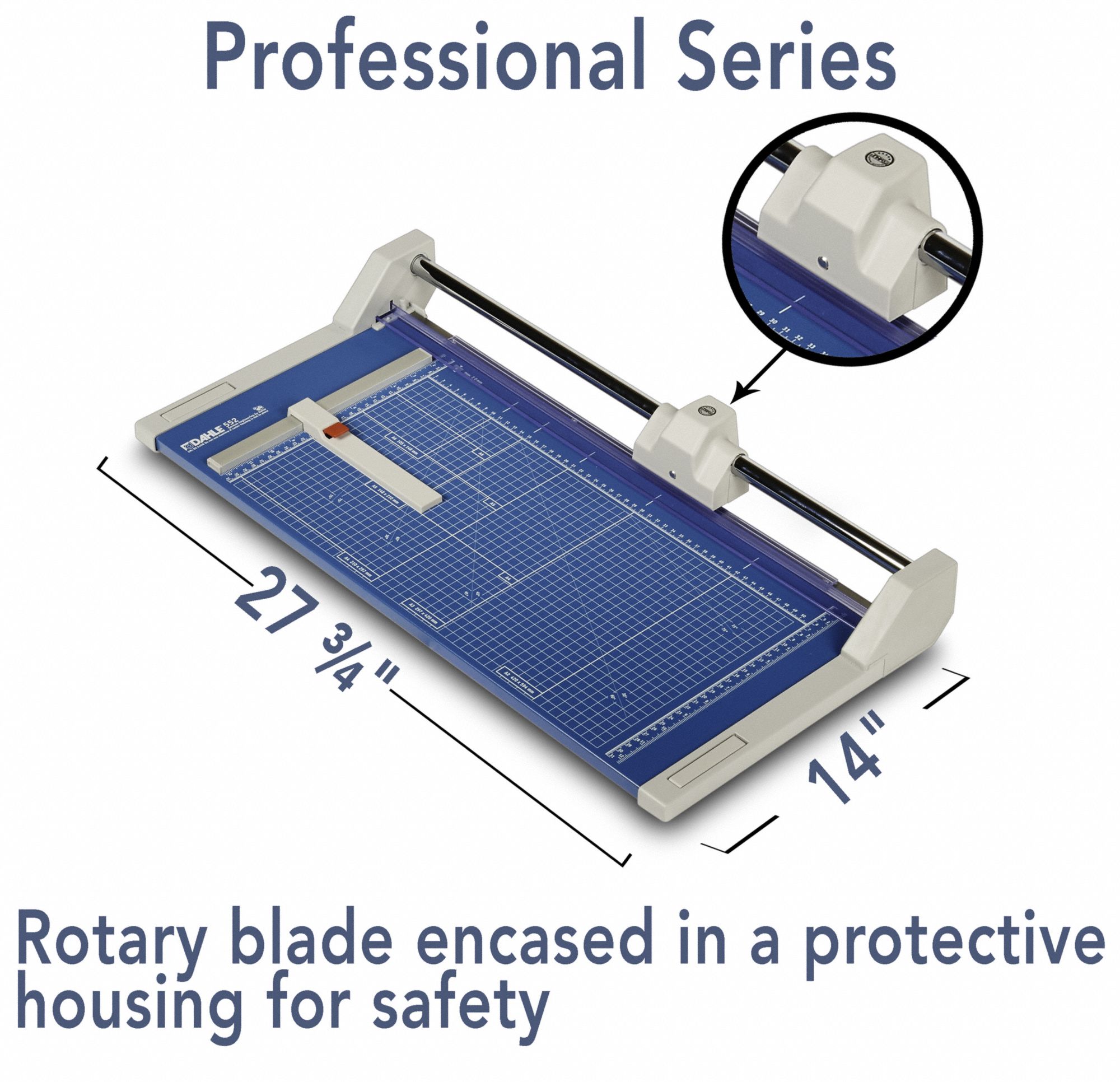 DAHLE Rolling Blade Countertop Paper Trimmers Professional, 20 1/8 in