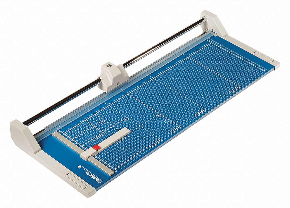 DAHLE, Professional, 28 3/8 in Cutting Lg, Rolling Blade Countertop Paper Trimmers 36HY22554