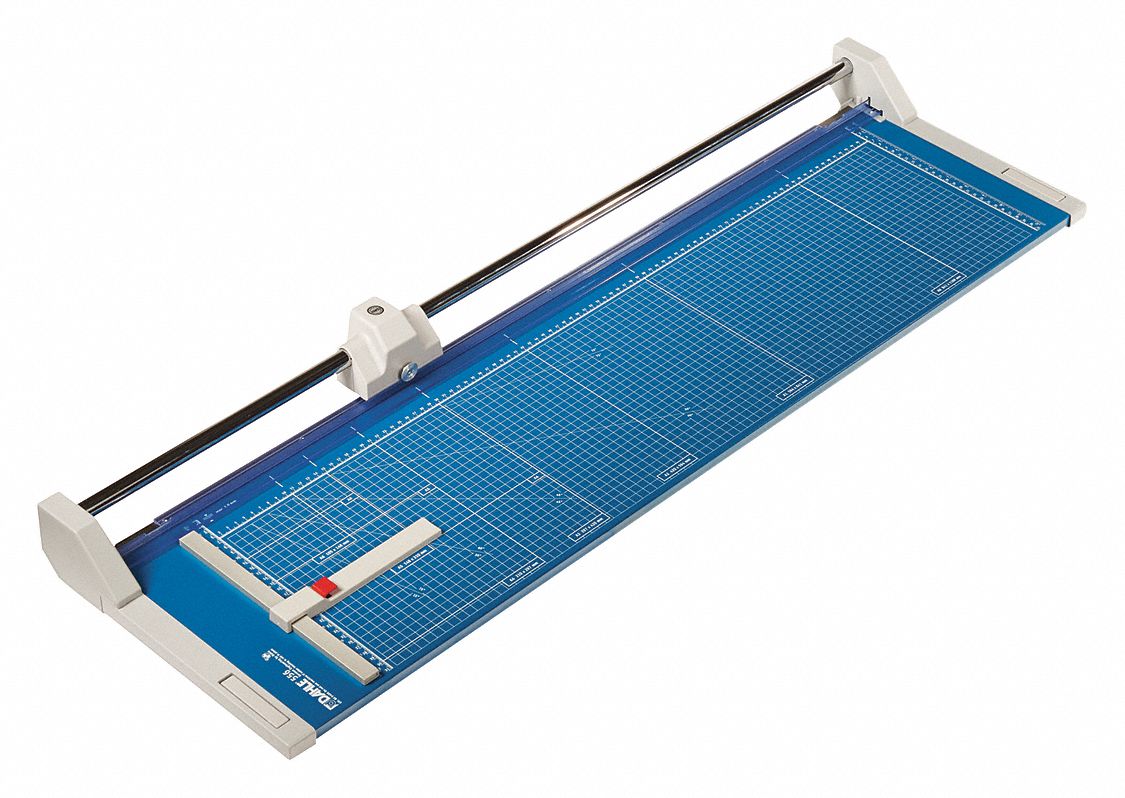 Rolling Blade Countertop Paper Trimmers: Professional, 37 3/4 in Cutting Lg, 14 Sheet Capacity