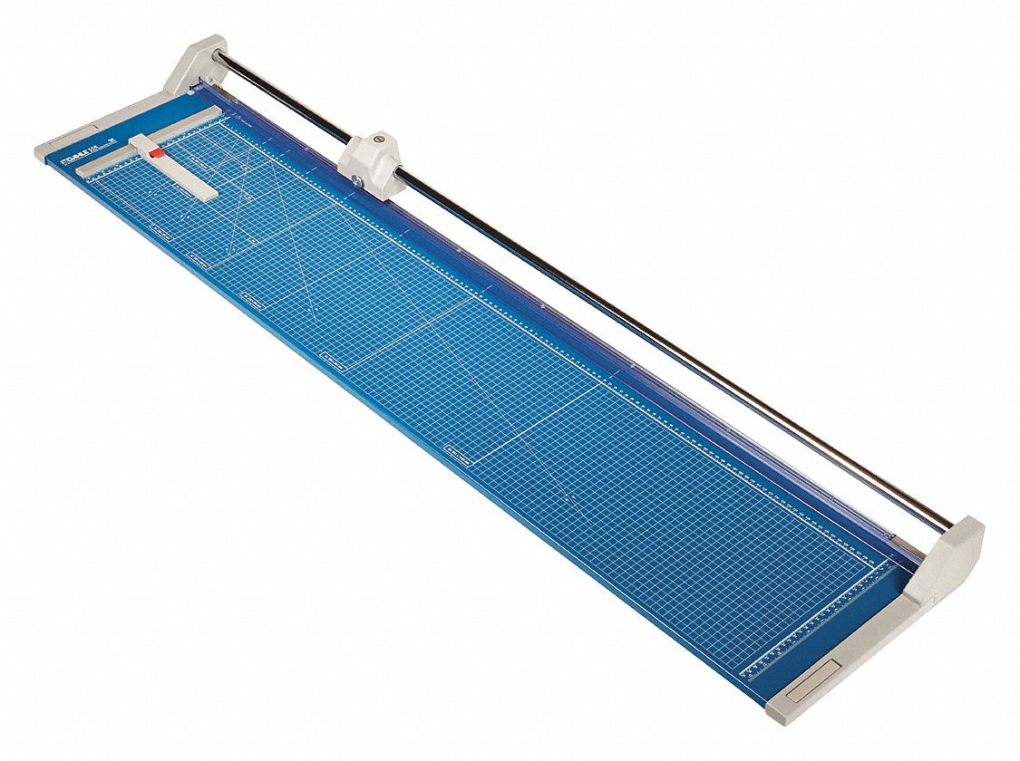 DAHLE, Professional, 51 1/8 in Cutting Lg, Rolling Blade Countertop Paper Trimmers 36HY24558