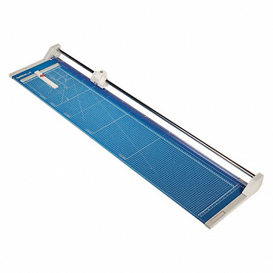 Rolling Blade Countertop Paper Trimmers: Professional, 51 1/8 in Cutting Lg, 12 Sheet Capacity