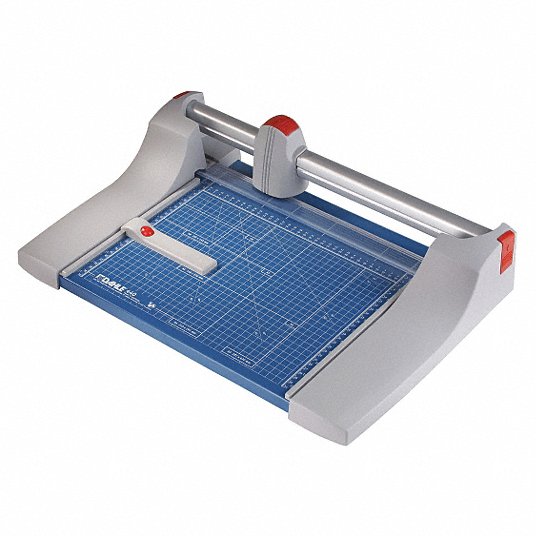 Rolling Blade Countertop Paper Trimmers: Premium, 14 1/8 in Cutting Lg, 30 Sheet Capacity