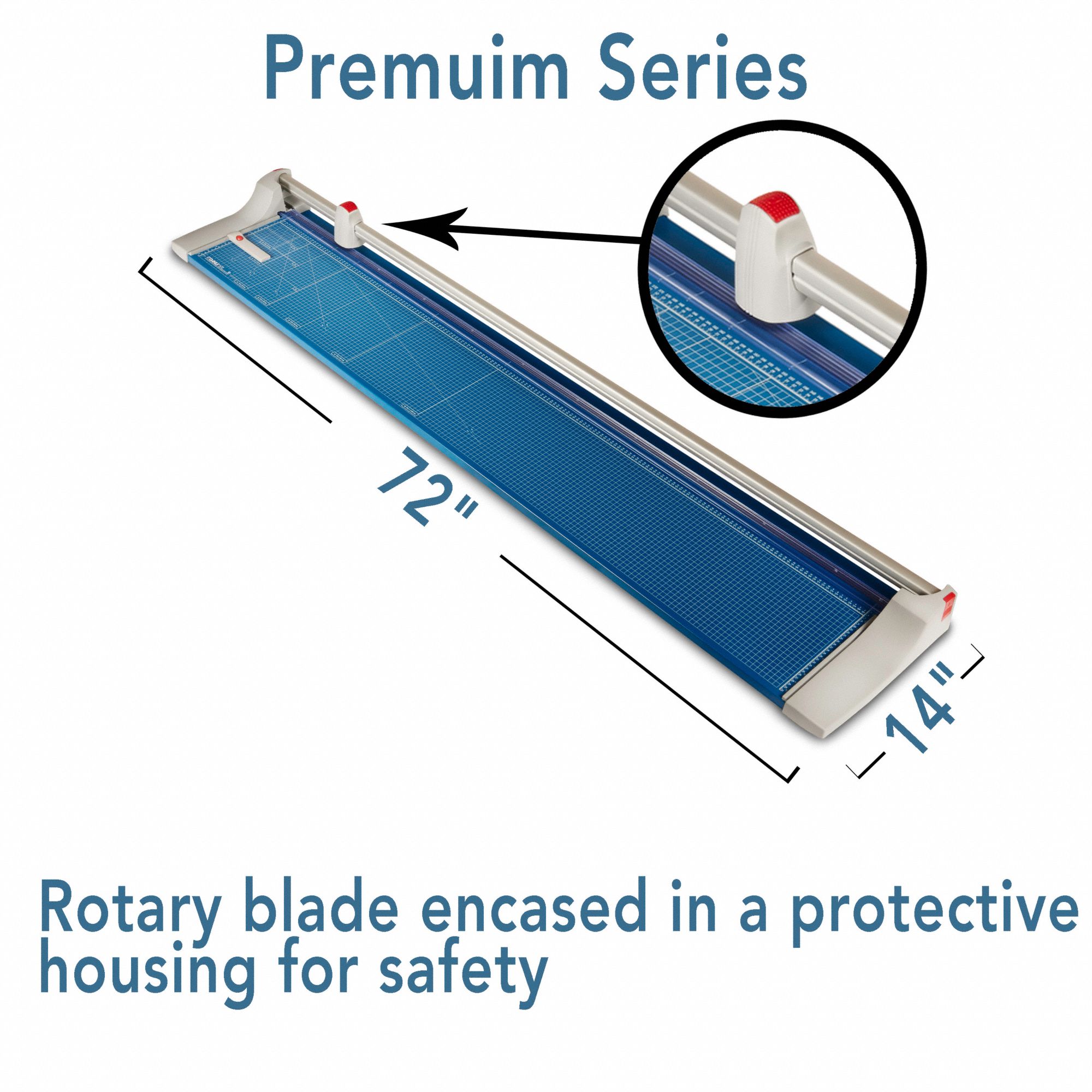 DAHLE Rolling Blade Countertop Paper Trimmers: Premium, 72 in Cutting ...