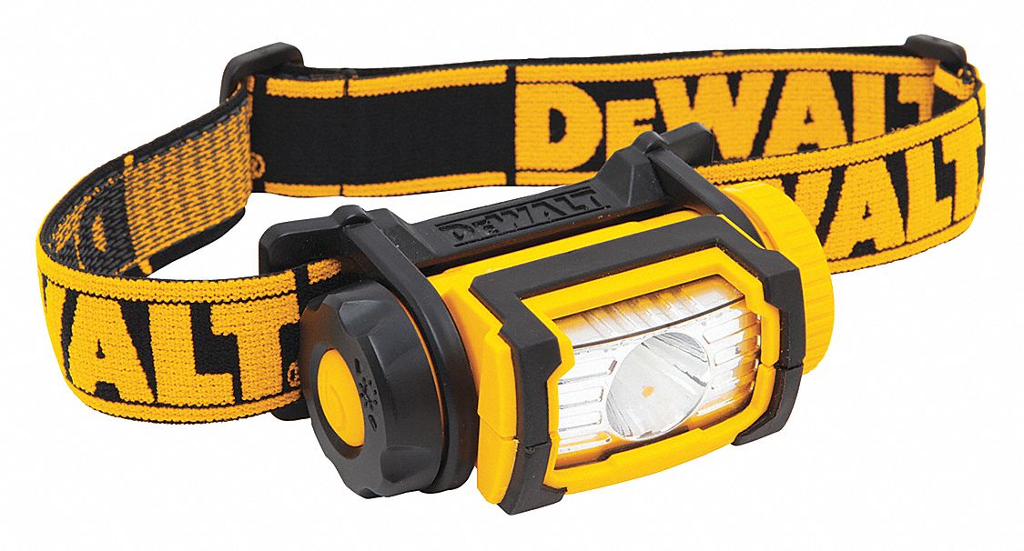 DEWALT LED Headlamp, Plastic, 50,000 hr Lamp Life, Maximum Lumens