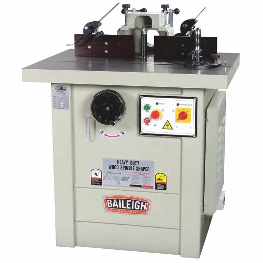 BAILEIGH INDUSTRIAL, 230V, Single-Phase, Wood Spindle Shaper -  36HZ74