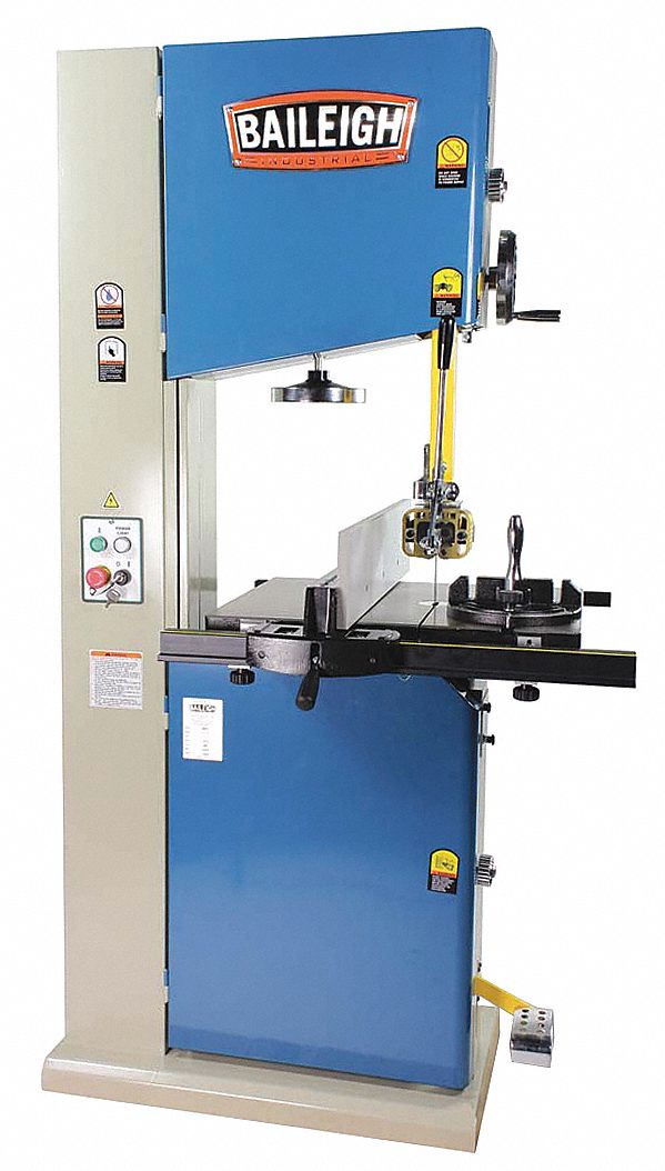 BAILEIGH INDUSTRIAL Band Saw, Vertical, Manual - 36HZ82|WBS-18 - Grainger