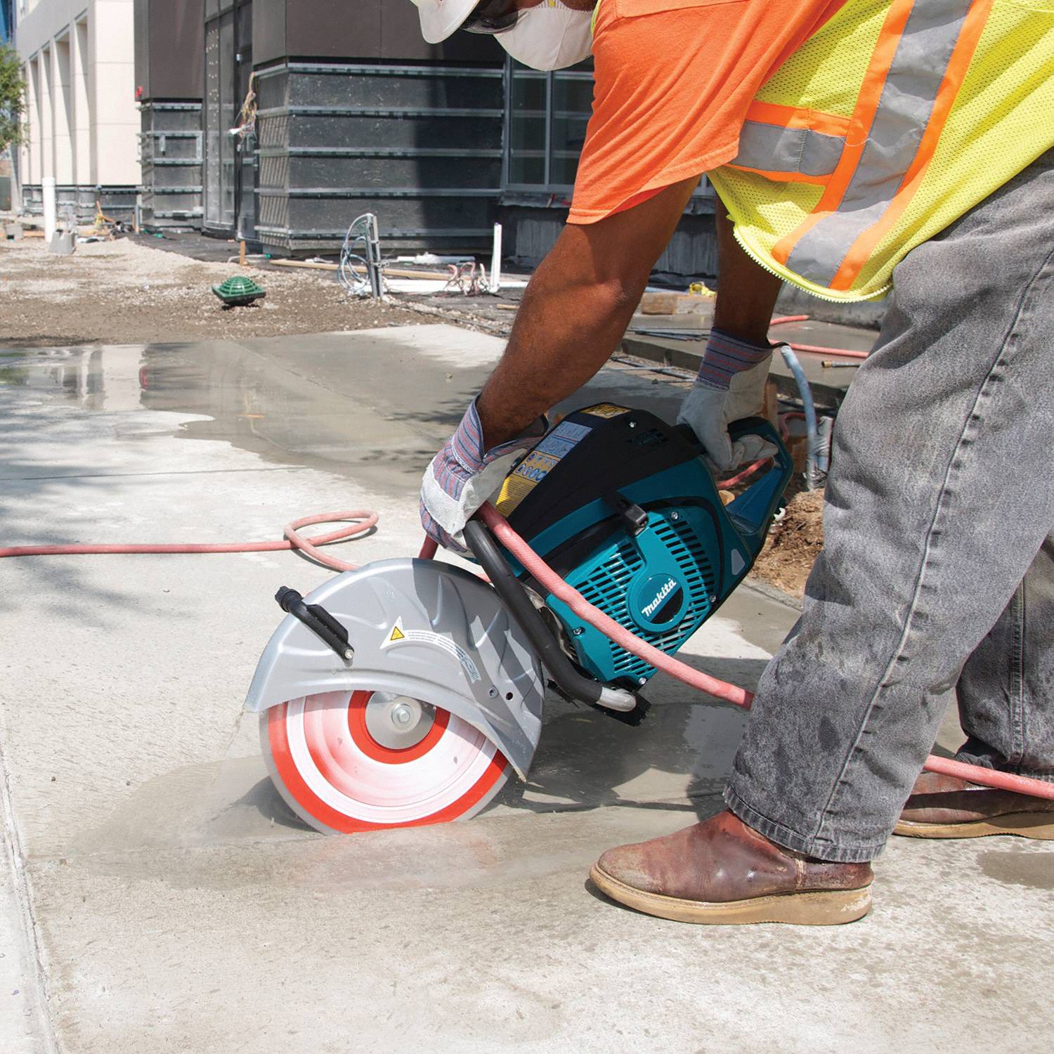 MAKITA Concrete, Masonry, Dry Cutting Type, Concrete Saw, 14 in Blade