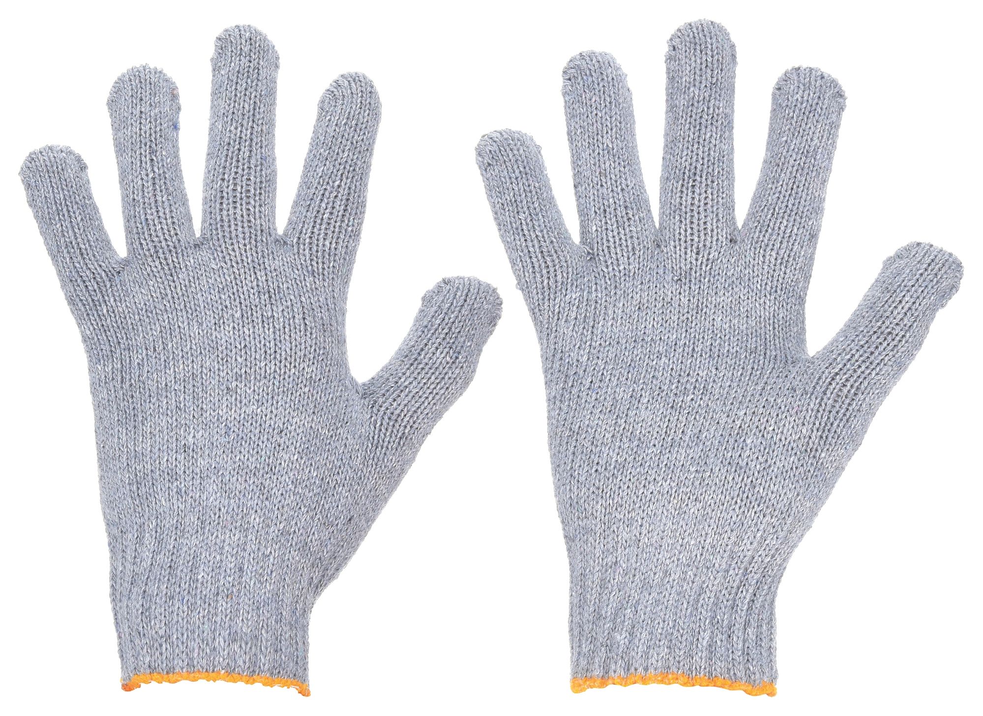Knit Gloves, 8-3/4", S, Gray, PR