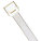 CABLE TIE, 18 IN L, 4½ IN MAX BUNDLE, 0.3 IN W, 50 PK, NATURAL