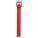 CABLE TIE, 8 IN L, 1 15/16 IN MAX BUNDLE, 0.19 IN W, RED, 100 PK