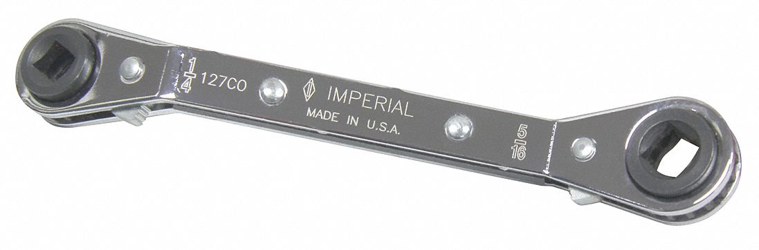 Imperial 4 Way Ratchet Refrigeration Service Valve Wrench 3/16 1/4 5/16 3/8  R404 for sale online