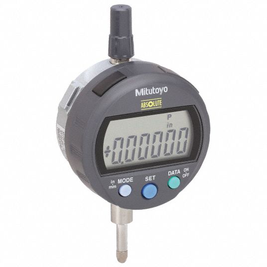 MITUTOYO, 0 in to 0.5 in Range, IP42, Digital Indicator 4GPY1543