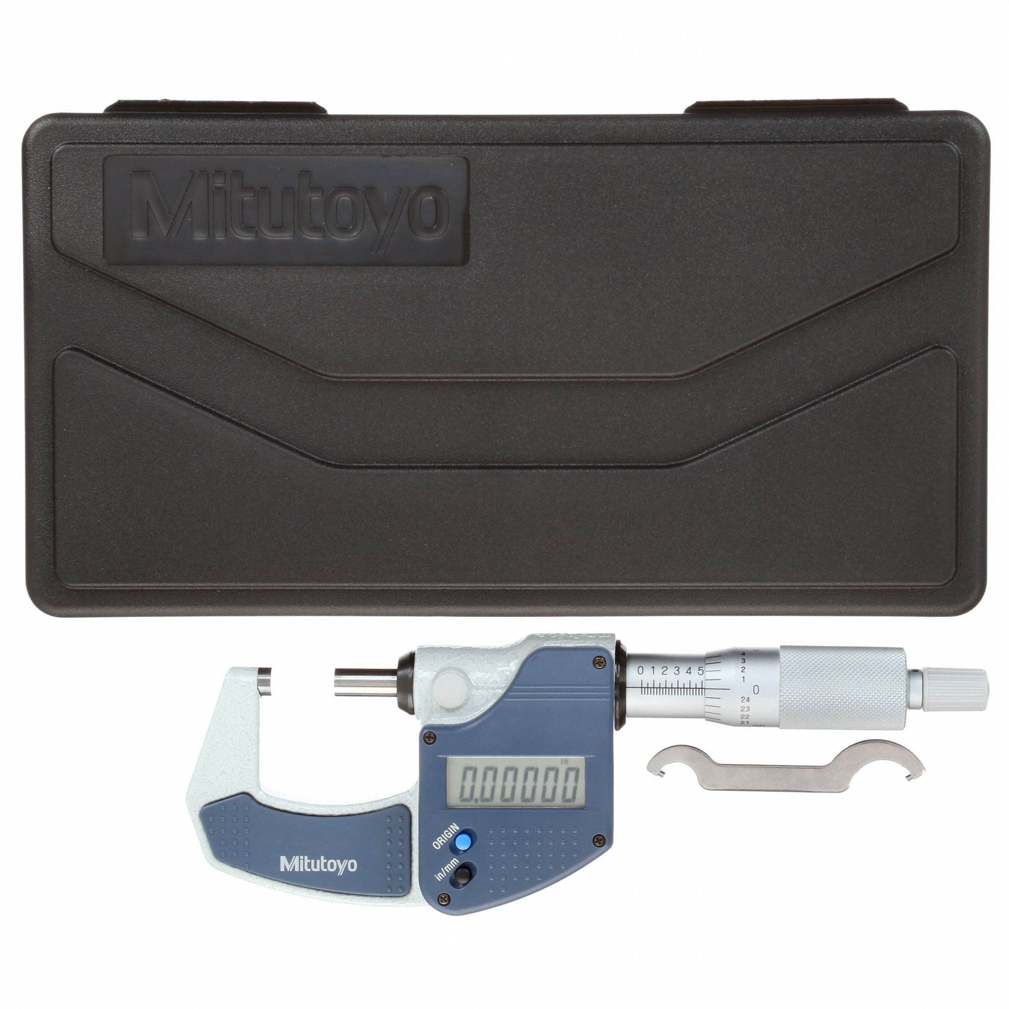 NEW Outside Micrometer 4-5"/0.0001" Carbide Tipped Precision Micrometer