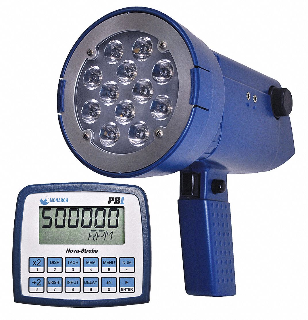 MONARCH, 30 to 500,000 Flashes per Minute, Adj. to 14°/3,000 usec