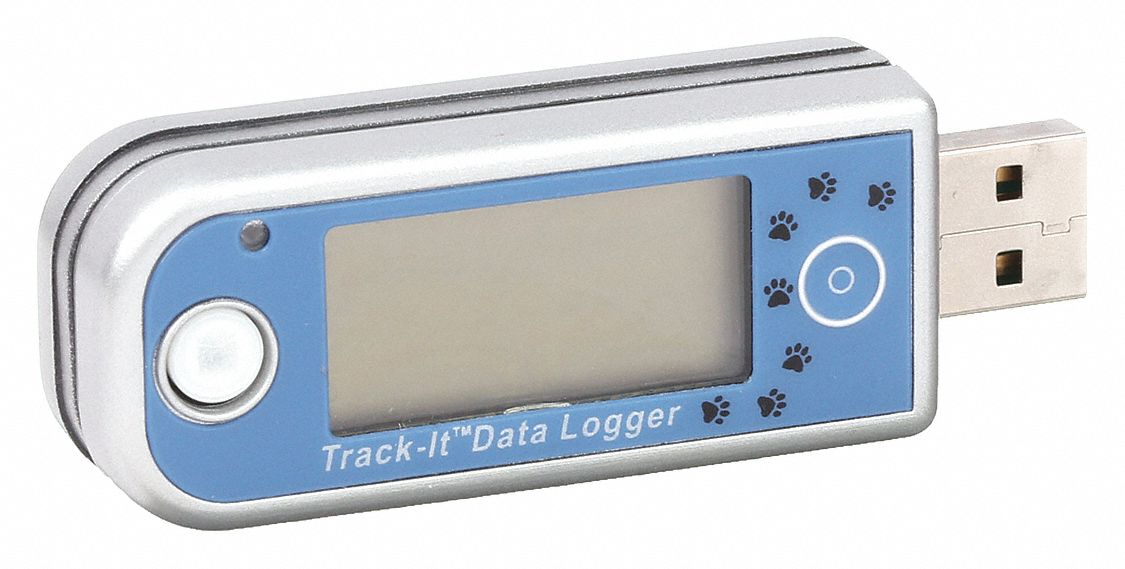 Data Logger: 0%to 100% Relative Humidity Measured, -4°F to 185°F, -20°C to 85°C, 5396-0201