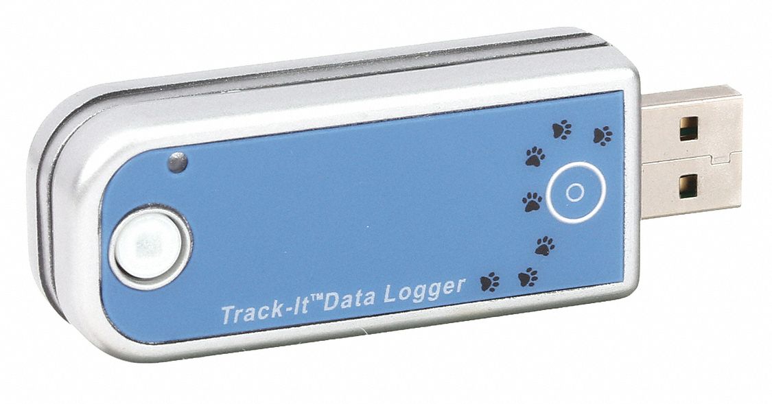 Data Logger: 0%to 100% Relative Humidity Measured, -4°F to 158°F, -20°C to 85°C, 5396-0203