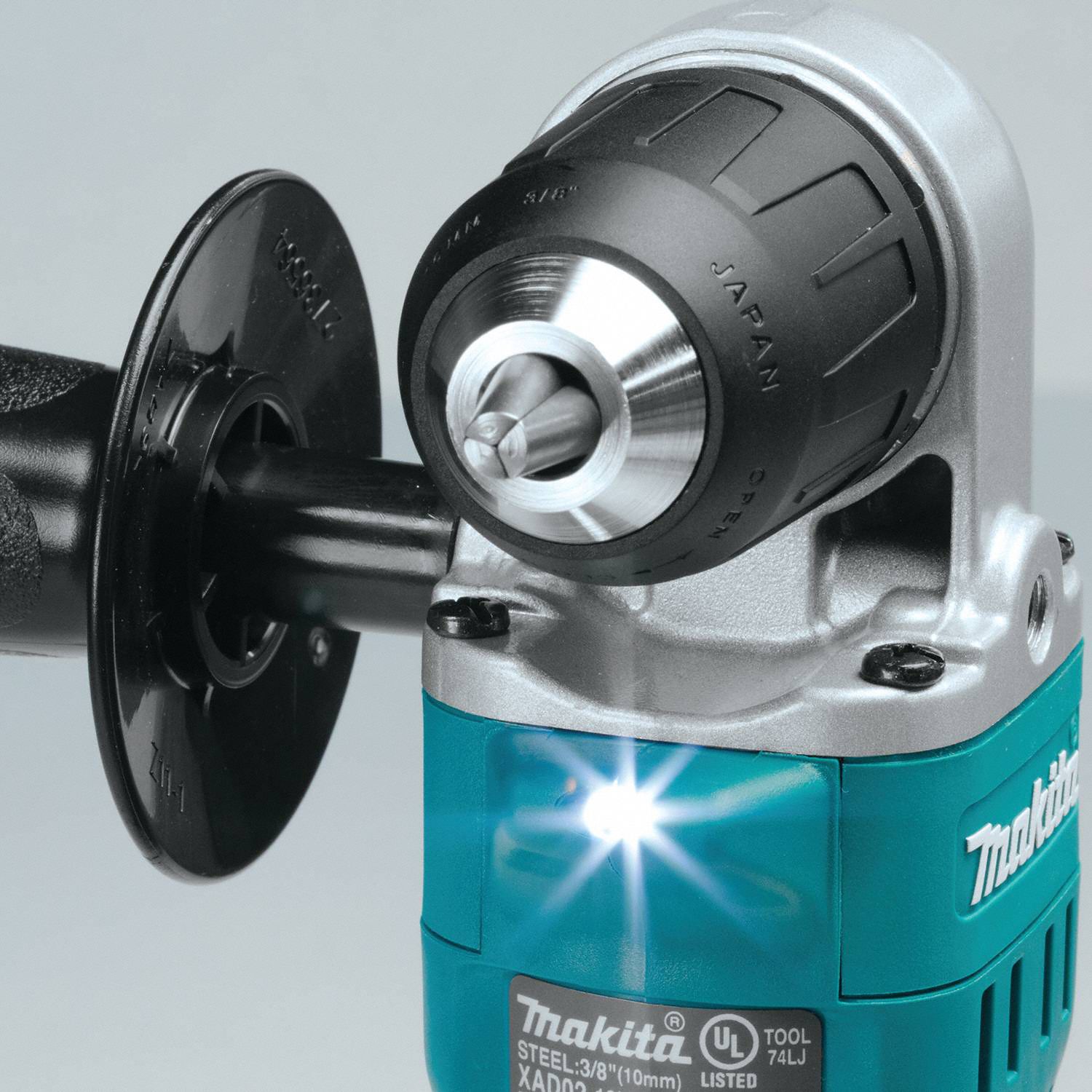 MAKITA Drill Kit LXT, 3/8 in Chuck Size, 1,800 RPM Max. Speed, 121 in