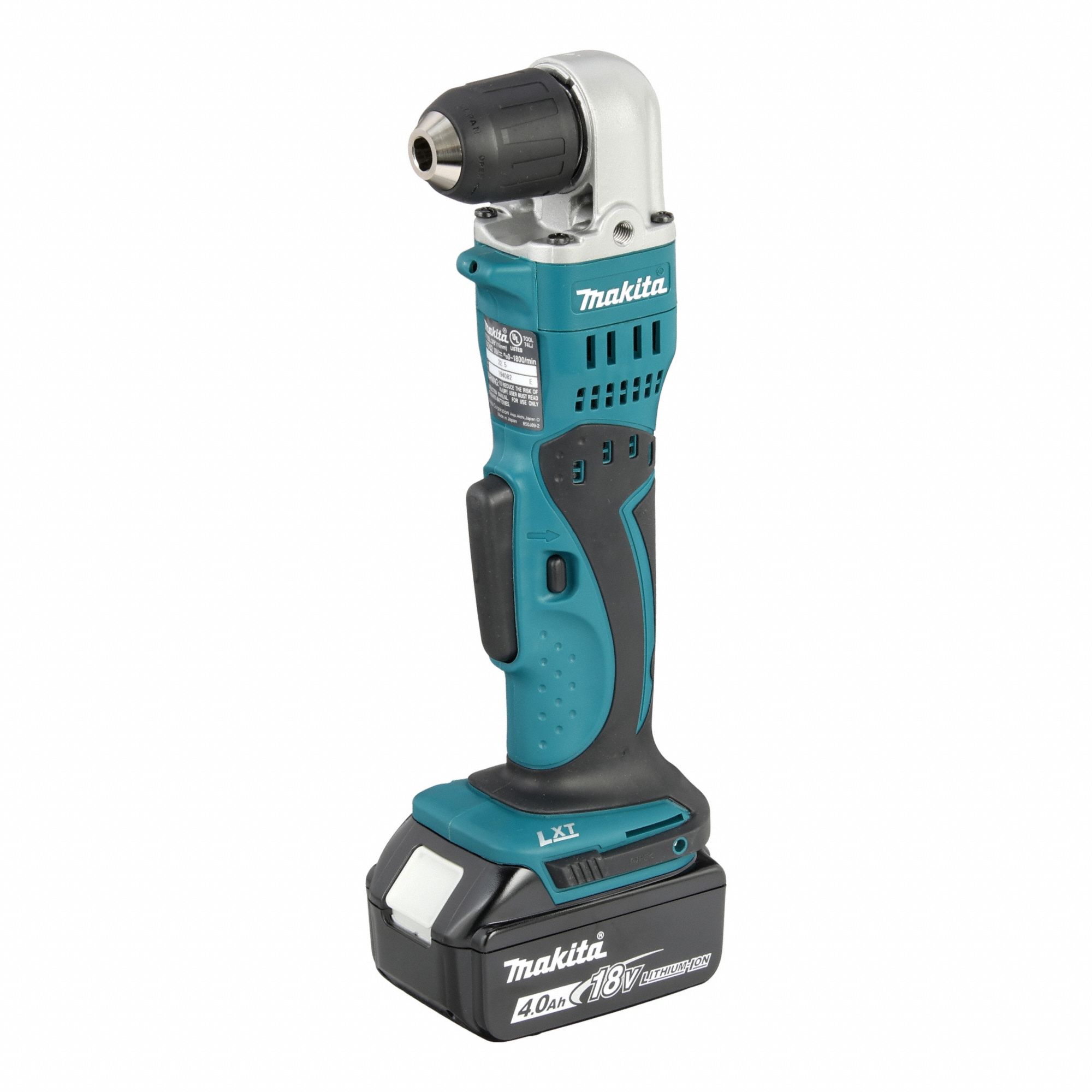 Drill: Tool Only, Tool Only, 3/8 in Chuck Size, Keyless, Brushed, Compact, 1, 800 RPM Speed - Max