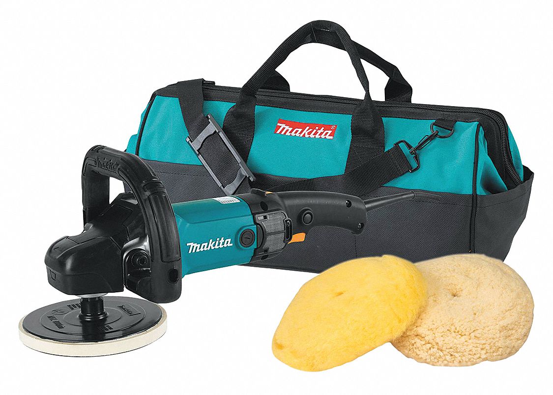 MAKITA Sander Polisher, 7 in., 0 to 3000, 10.0V 36JA079237CX3 Grainger