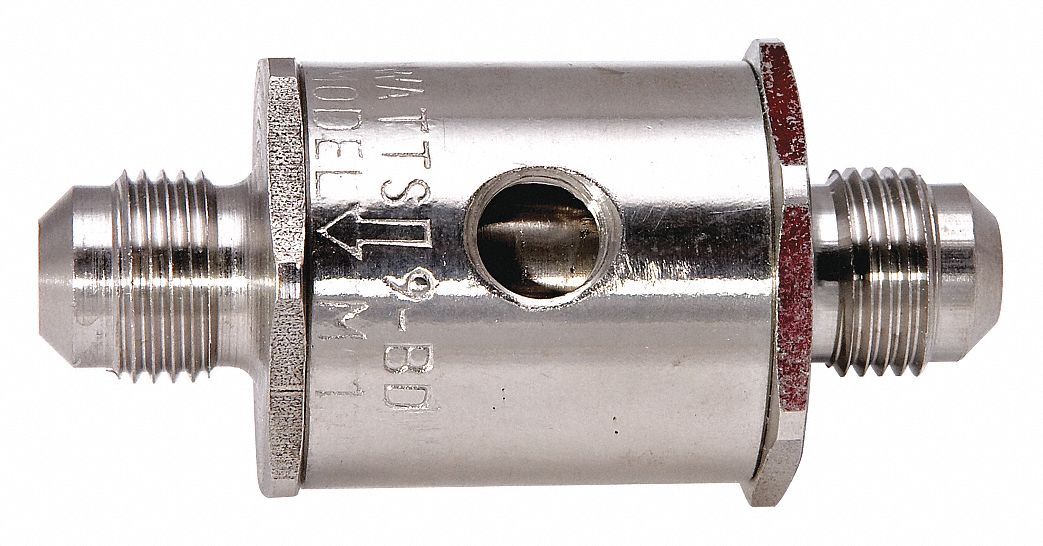 Dual Check with Atmospheric Vent: 9BD, 1/4 in Pipe Size, MNPT x MNPT, 2.5 gpm Flow Rate, Male