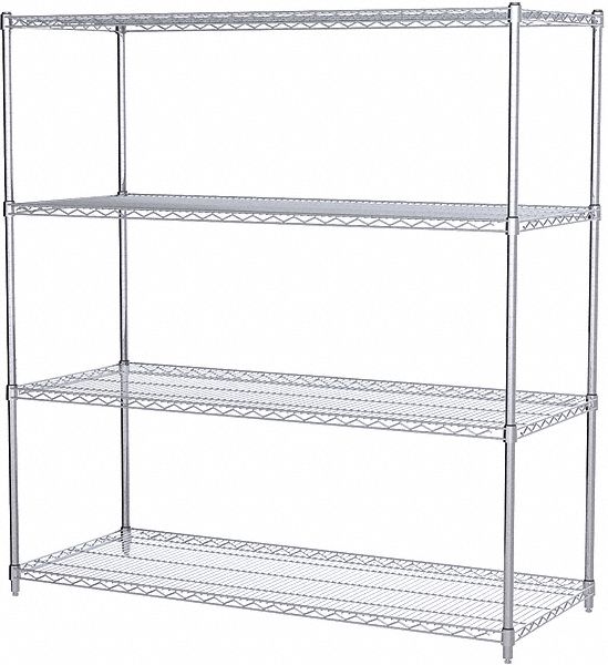 AKROMILS Wire Shelving Unit 36JD97AWS632460SU Grainger