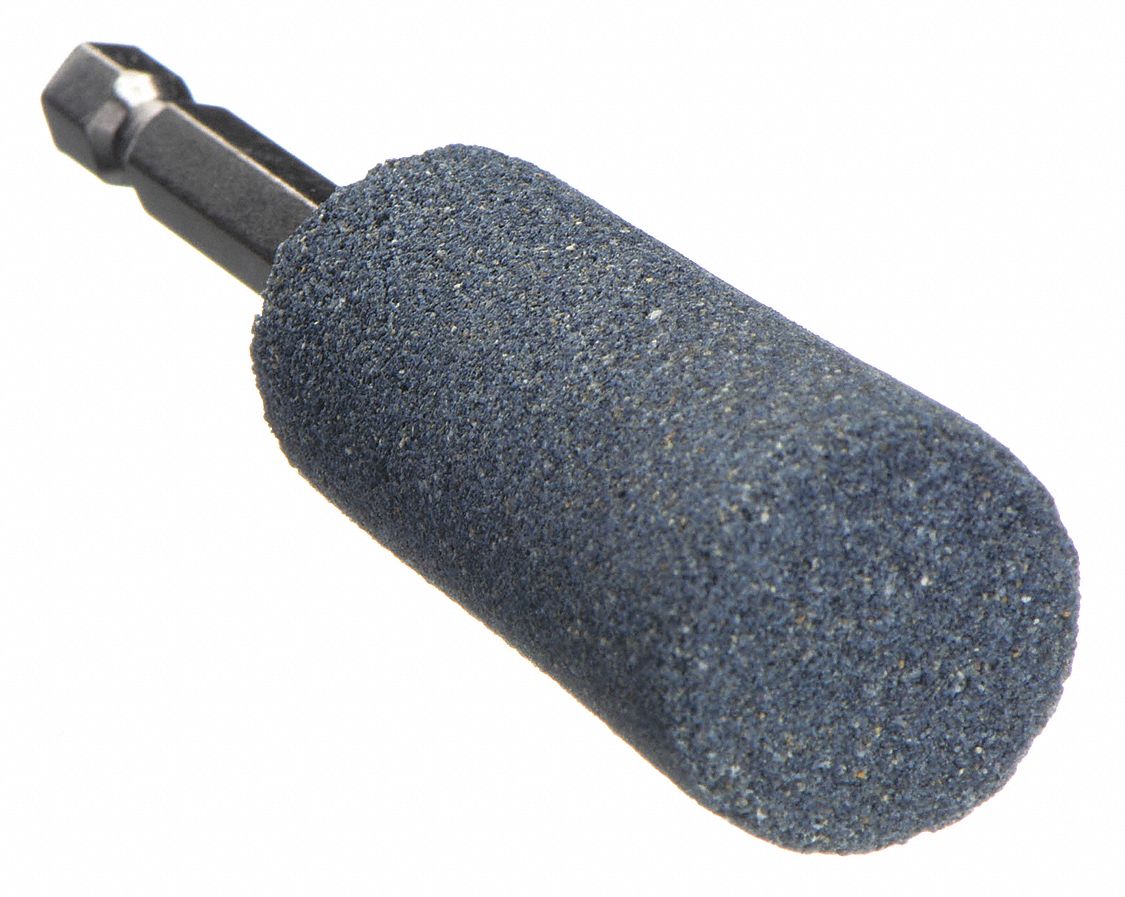 Abrasive Point: Flat End, 1 1/4 in Head Wd, 1/4 in Head Lg, 1 Pieces, Aluminum Oxide