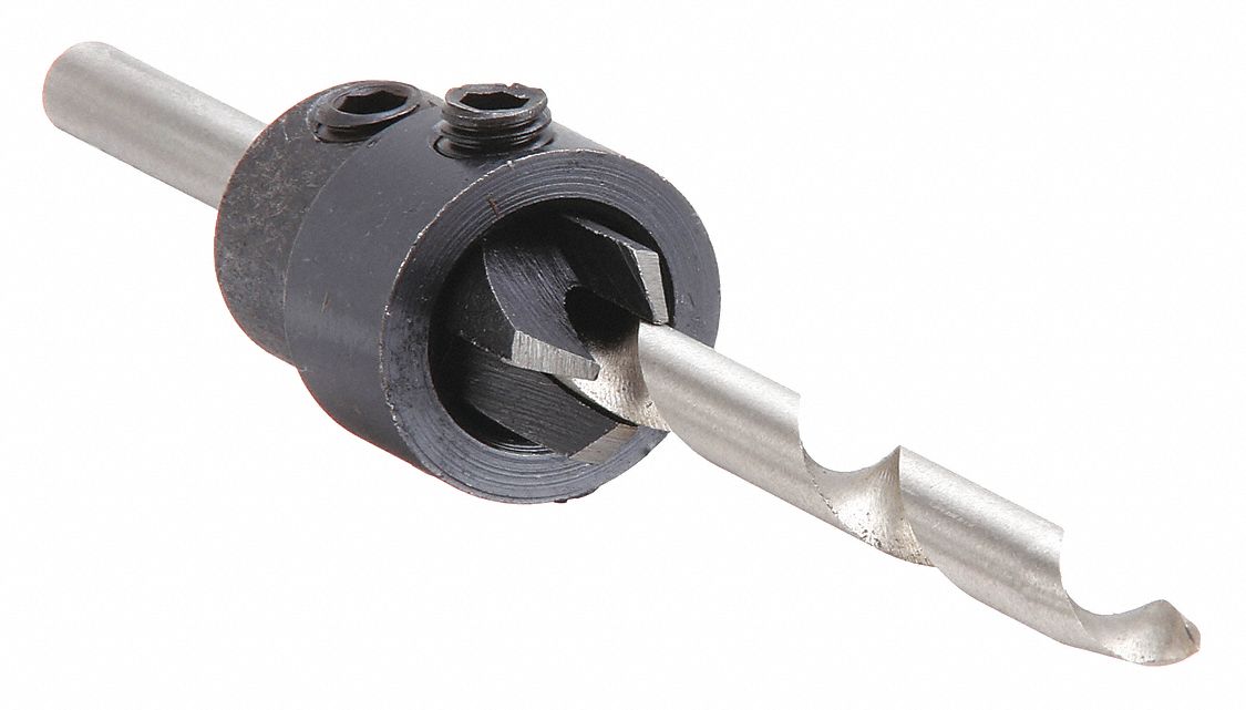 EAZYPOWER, Taper Shank, 60° Countersink Angle, Drill Bit Countersink